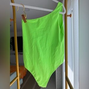 SKIMS Bright Green Bodysuit